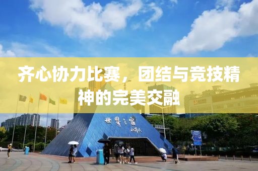 齐心协力比赛，团结与竞技精神的完美交融