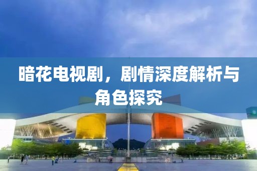 暗花电视剧，剧情深度解析与角色探究