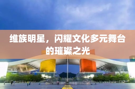 维族明星，闪耀文化多元舞台的璀璨之光