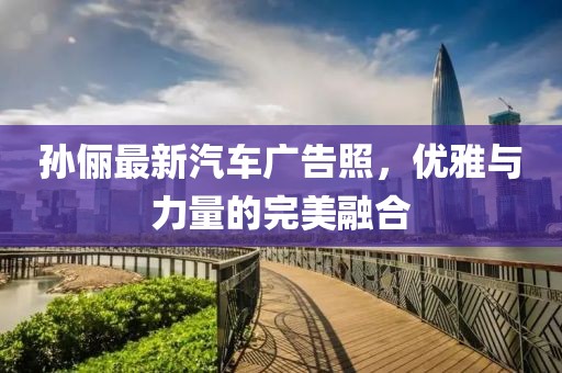 孙俪最新汽车广告照，优雅与力量的完美融合