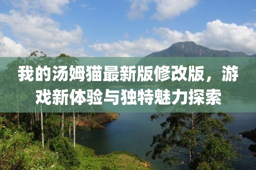 我的汤姆猫最新版修改版，游戏新体验与独特魅力探索