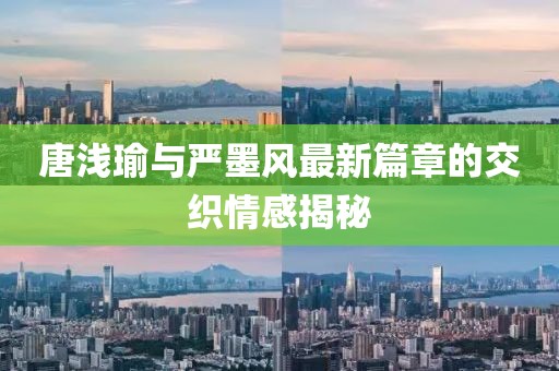 唐浅瑜与严墨风最新篇章的交织情感揭秘