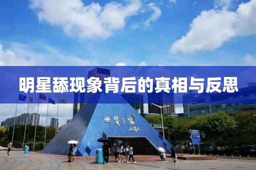 明星舔现象背后的真相与反思