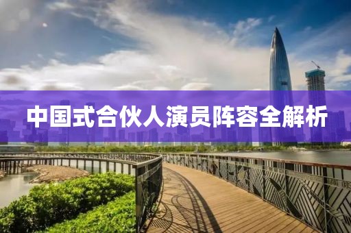 中国式合伙人演员阵容全解析