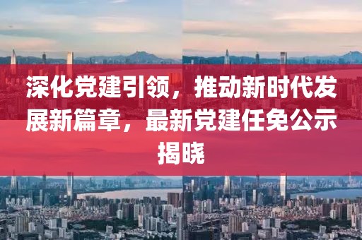 深化党建引领，推动新时代发展新篇章，最新党建任免公示揭晓