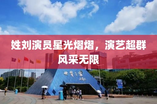 姓刘演员星光熠熠，演艺超群风采无限
