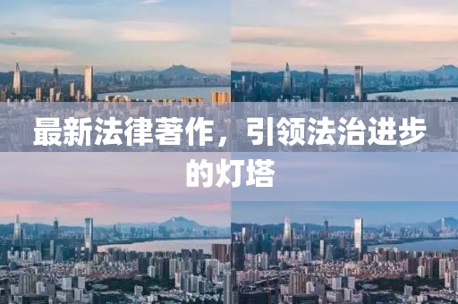 最新法律著作，引领法治进步的灯塔