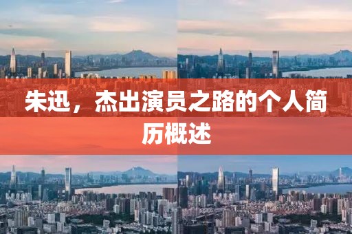朱迅，杰出演员之路的个人简历概述
