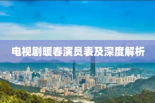 电视剧暖春演员表及深度解析