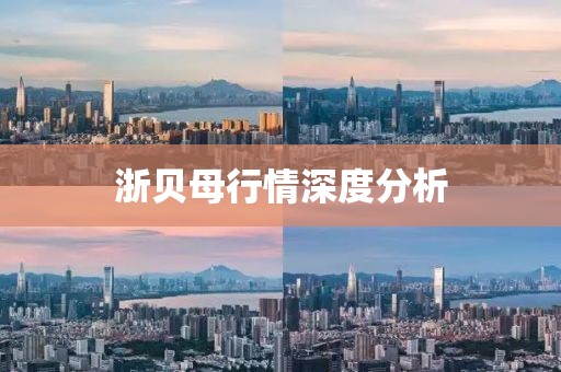 浙贝母行情深度分析
