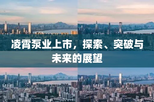 凌霄泵业上市，探索、突破与未来的展望