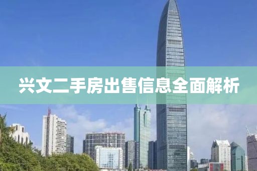 兴文二手房出售信息全面解析