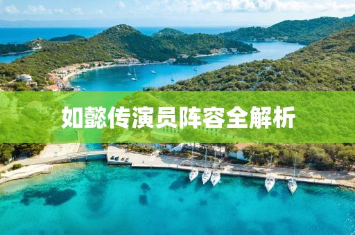 如懿传演员阵容全解析