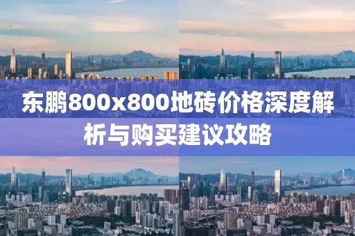 东鹏800x800地砖价格深度解析与购买建议攻略