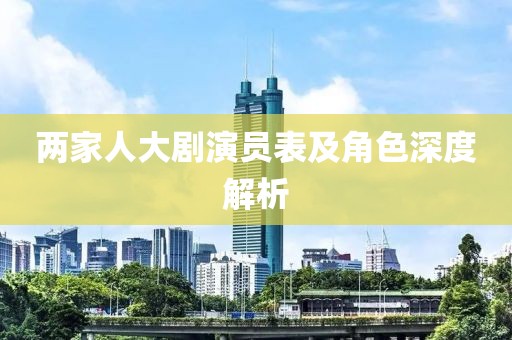 两家人大剧演员表及角色深度解析