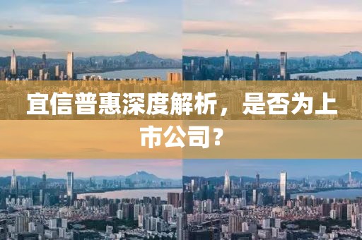 宜信普惠深度解析，是否为上市公司？