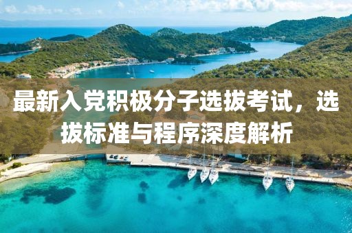 最新入党积极分子选拔考试，选拔标准与程序深度解析