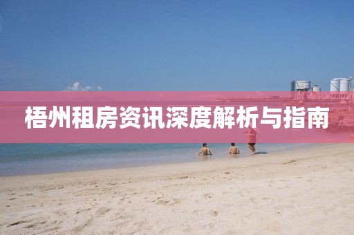 梧州租房资讯深度解析与指南