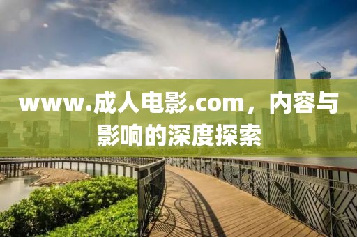 www.成人电影.com，内容与影响的深度探索
