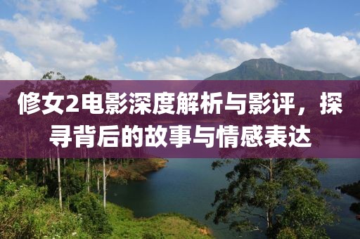 修女2电影深度解析与影评，探寻背后的故事与情感表达