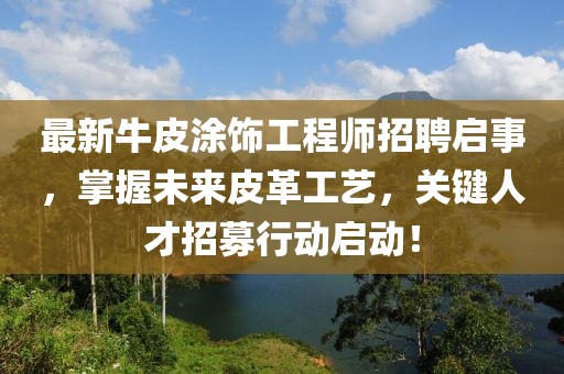 最新牛皮涂饰工程师招聘启事，掌握未来皮革工艺，关键人才招募行动启动！