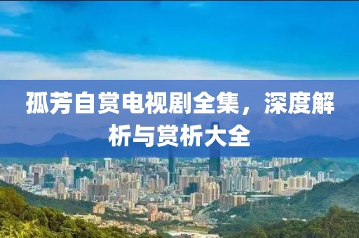 孤芳自赏电视剧全集，深度解析与赏析大全