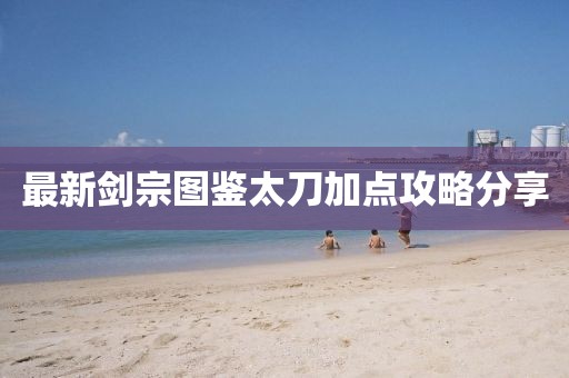 最新剑宗图鉴太刀加点攻略分享