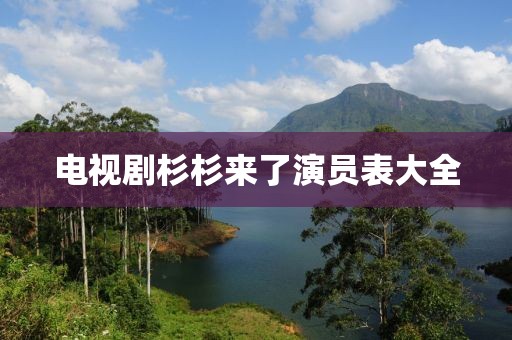 电视剧杉杉来了演员表大全