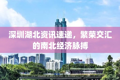 深圳湖北资讯速递，繁荣交汇的南北经济脉搏