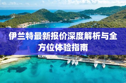 伊兰特最新报价深度解析与全方位体验指南
