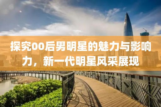 探究00后男明星的魅力与影响力，新一代明星风采展现