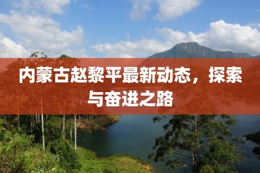 内蒙古赵黎平最新动态，探索与奋进之路