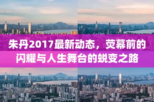 朱丹2017最新动态，荧幕前的闪耀与人生舞台的蜕变之路