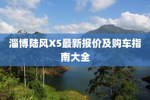 淄博陆风X5最新报价及购车指南大全