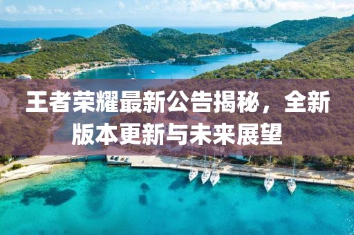 王者荣耀最新公告揭秘，全新版本更新与未来展望