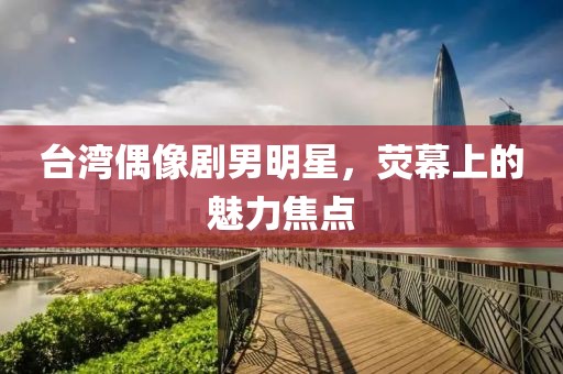 台湾偶像剧男明星，荧幕上的魅力焦点