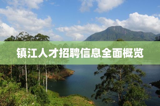 镇江人才招聘信息全面概览