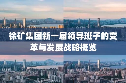 徐矿集团新一届领导班子的变革与发展战略概览