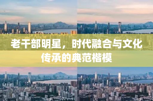 老干部明星，时代融合与文化传承的典范楷模