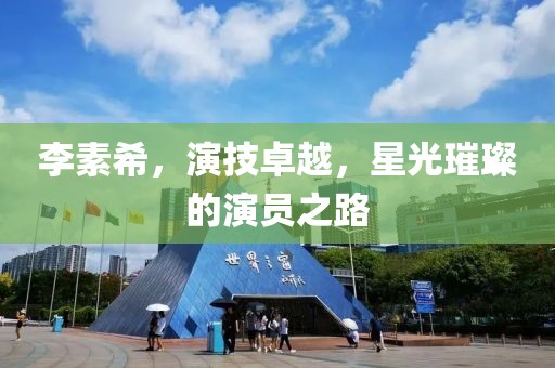 李素希，演技卓越，星光璀璨的演员之路