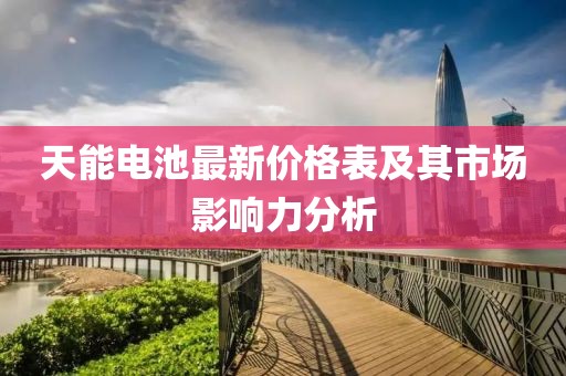 天能电池最新价格表及其市场影响力分析