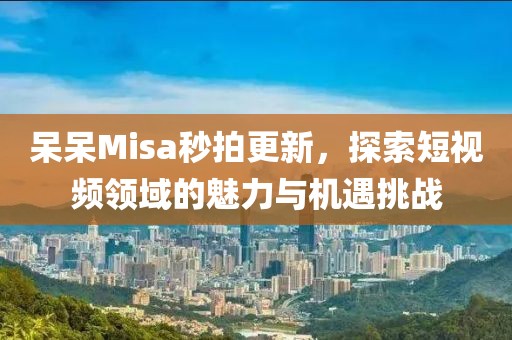 呆呆Misa秒拍更新，探索短视频领域的魅力与机遇挑战