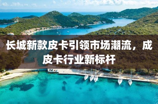 长城新款皮卡引领市场潮流，成皮卡行业新标杆