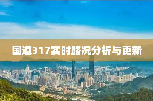 国道317实时路况分析与更新