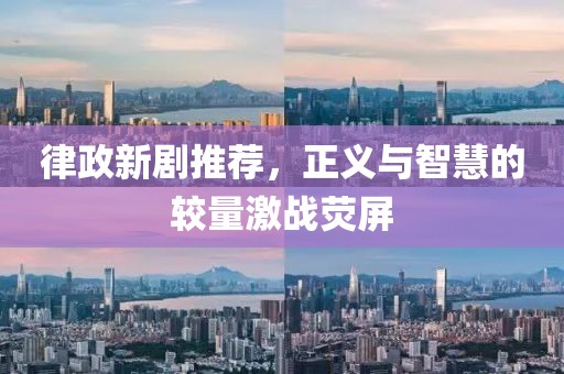 律政新剧推荐，正义与智慧的较量激战荧屏