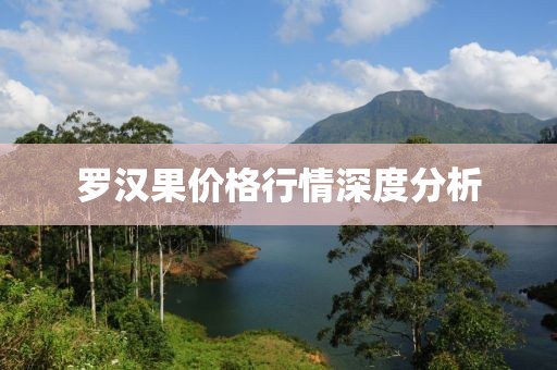 罗汉果价格行情深度分析