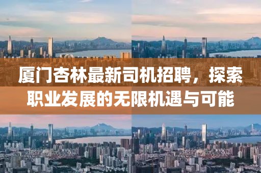厦门杏林最新司机招聘，探索职业发展的无限机遇与可能