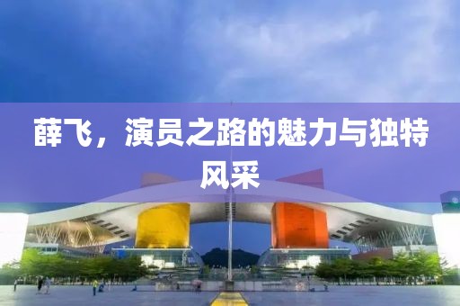 薛飞，演员之路的魅力与独特风采