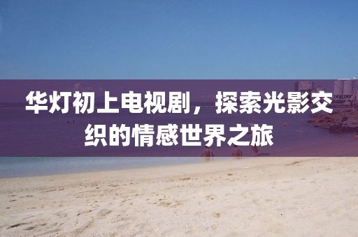 华灯初上电视剧，探索光影交织的情感世界之旅