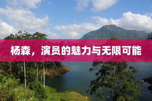 杨森，演员的魅力与无限可能